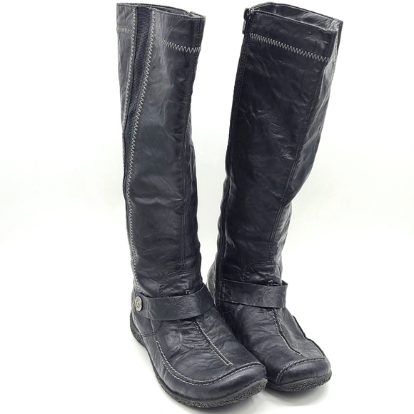 Rieker Shoes - Rieker Tall Leather Boots